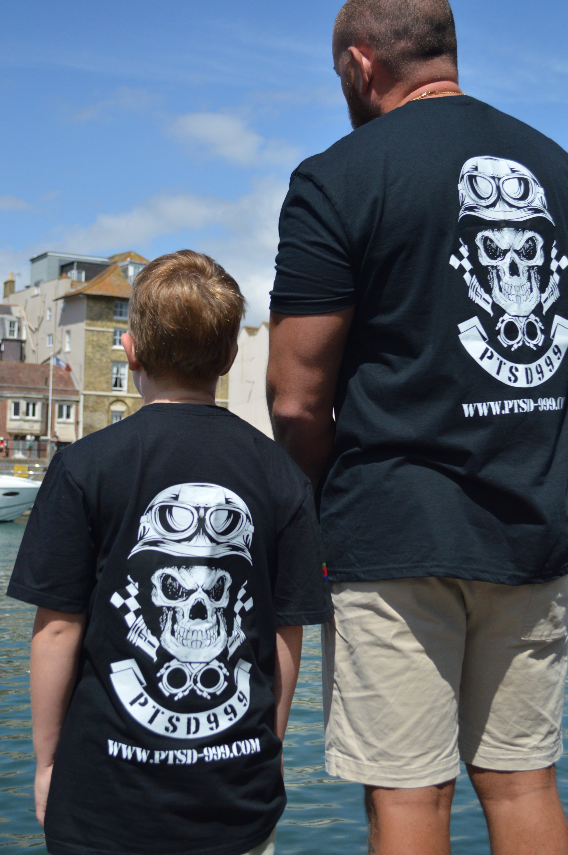 PTSD999 Skull logo T-Shirt