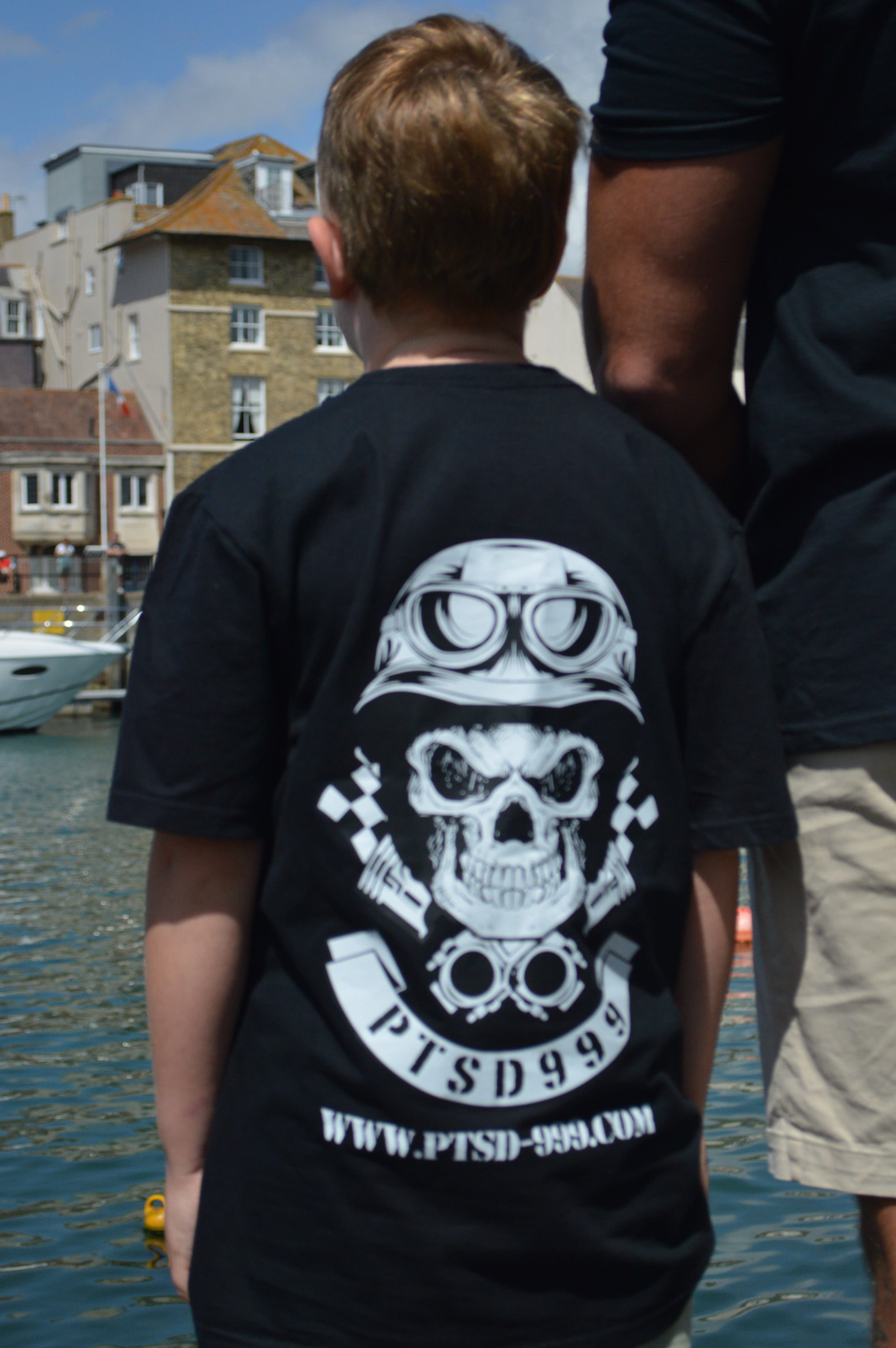 PTSD999 Skull logo T-Shirt