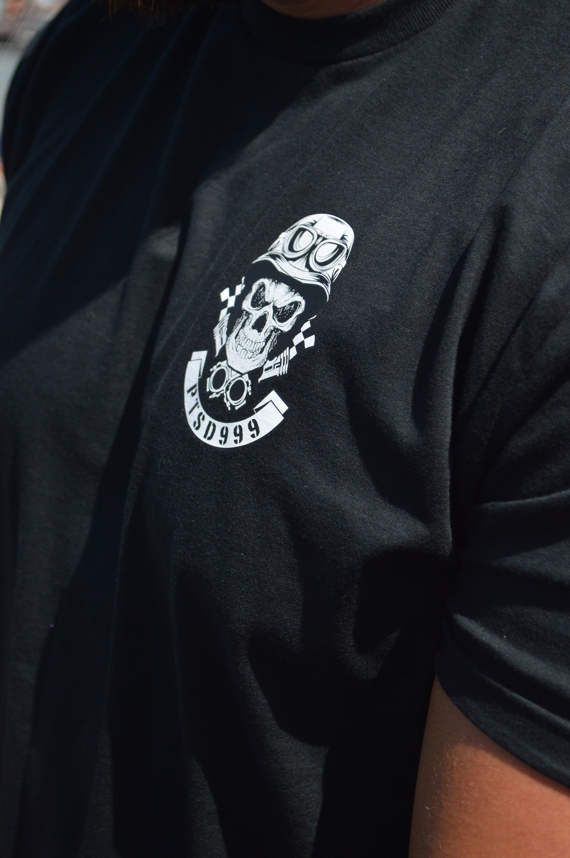 PTSD999 Skull logo T-Shirt
