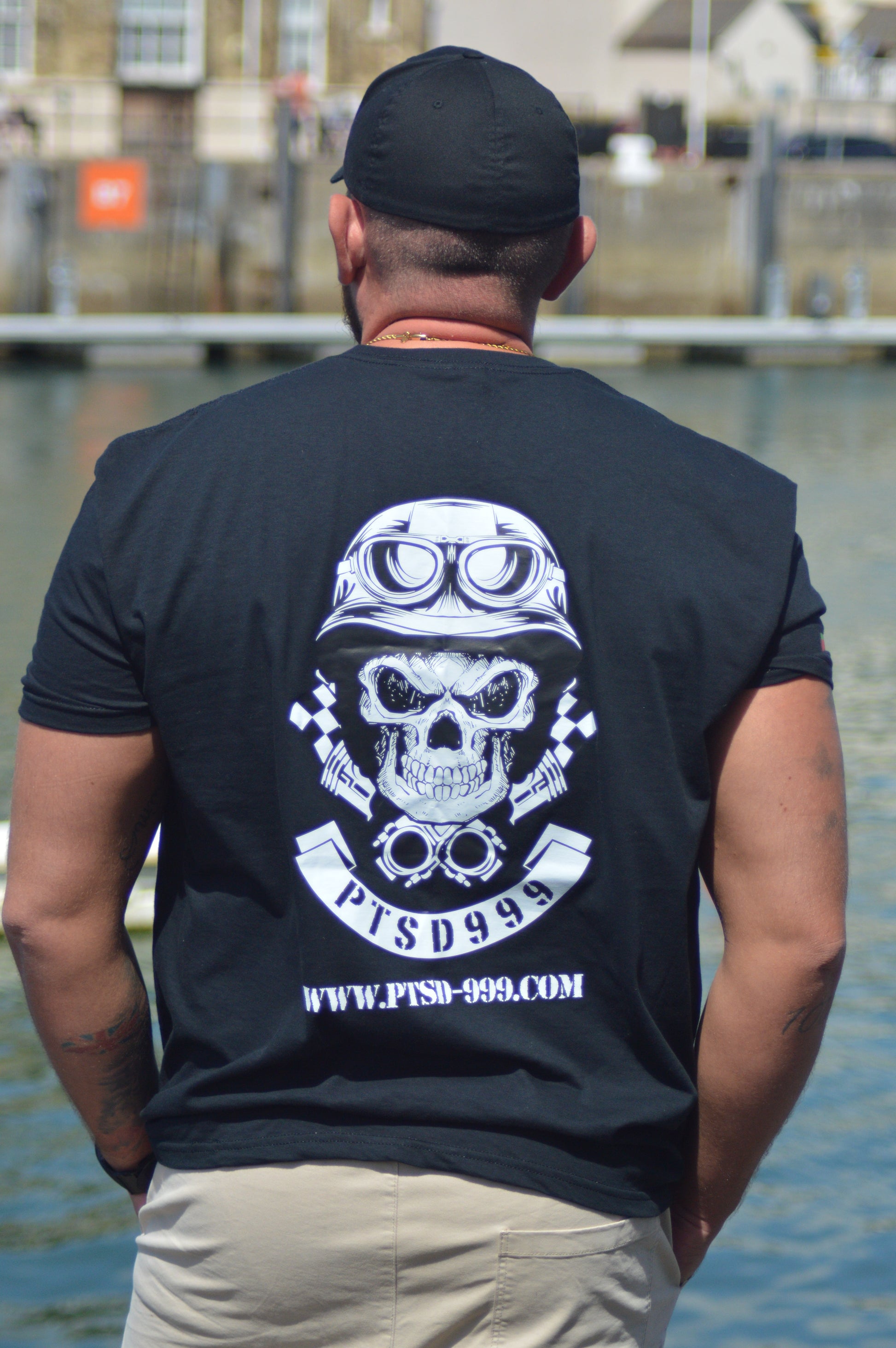 PTSD999 Skull logo T-Shirt