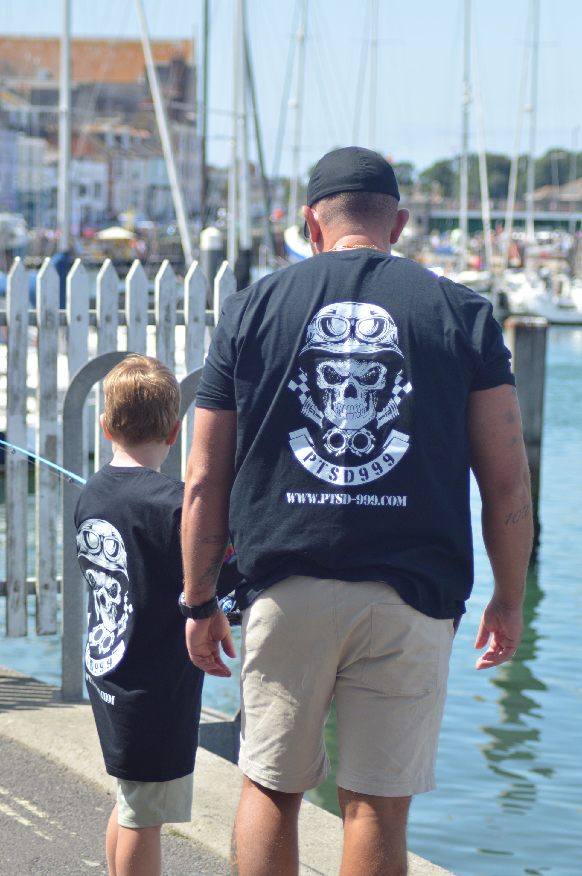 PTSD999 Skull logo T-Shirt