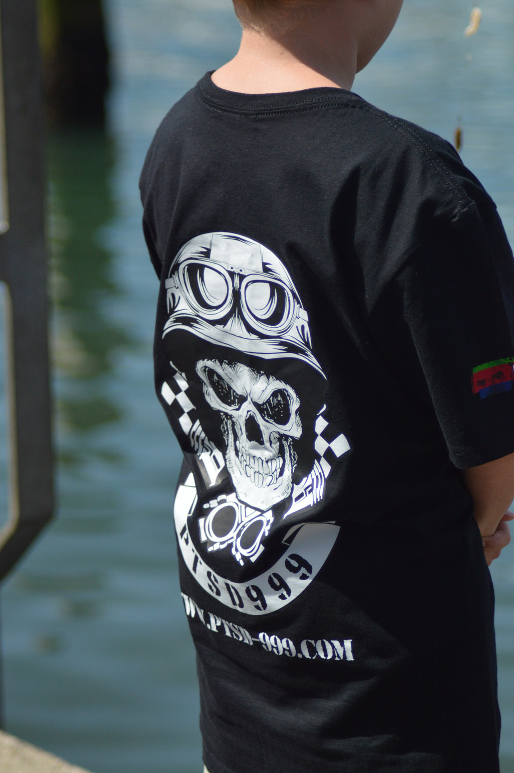 PTSD999 Skull logo T-Shirt