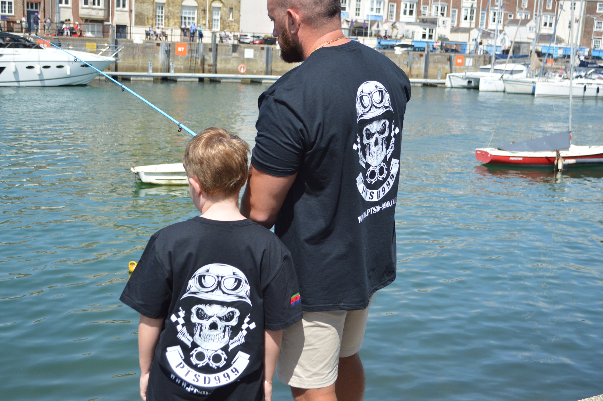 PTSD999 Skull logo T-Shirt