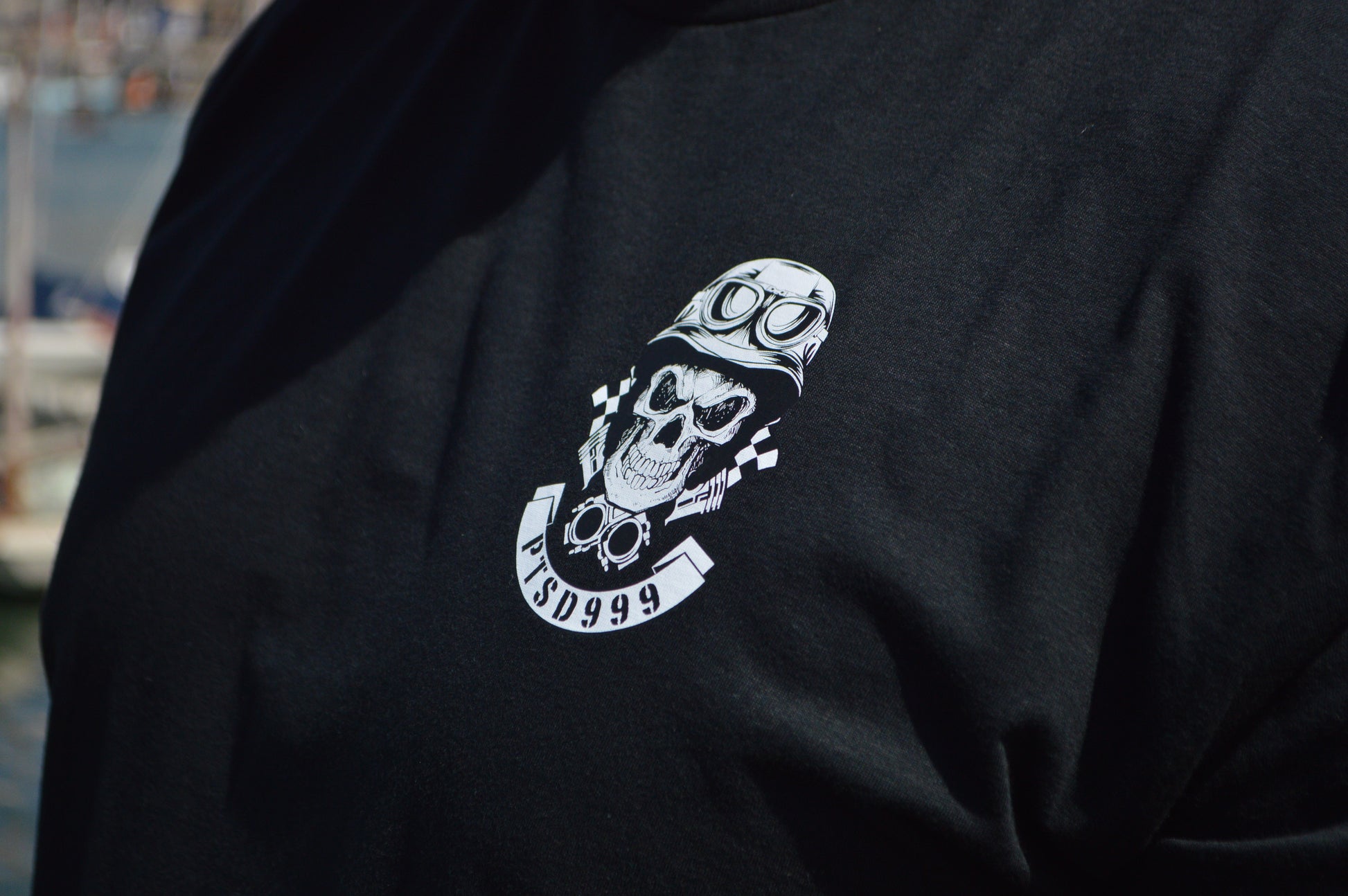PTSD999 Skull logo T-Shirt