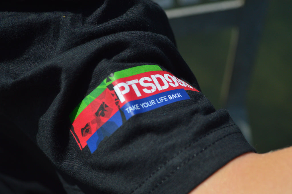 PTSD999 Skull logo T-Shirt