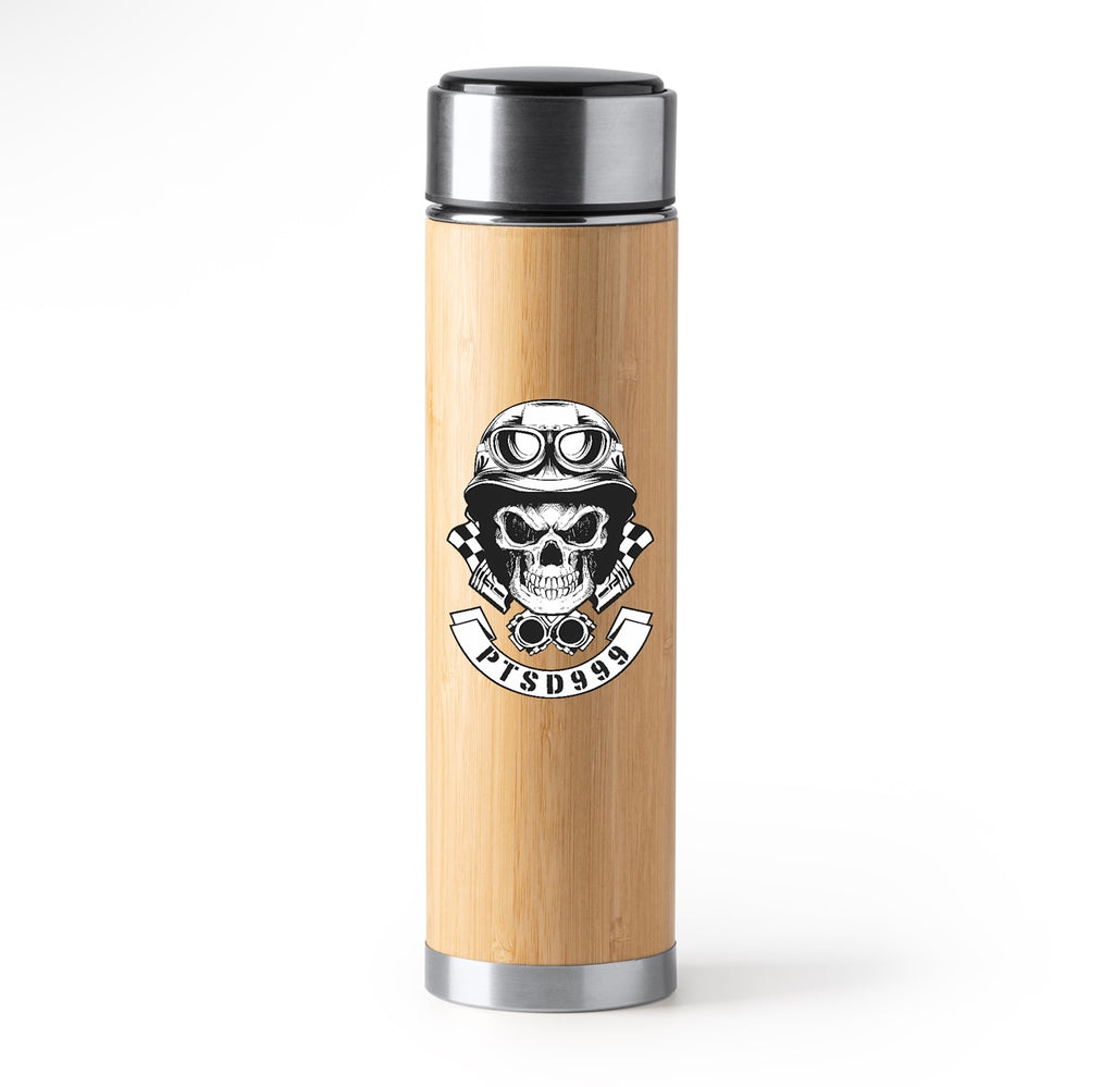 PTSD999 Thermos flask with digital thermometer