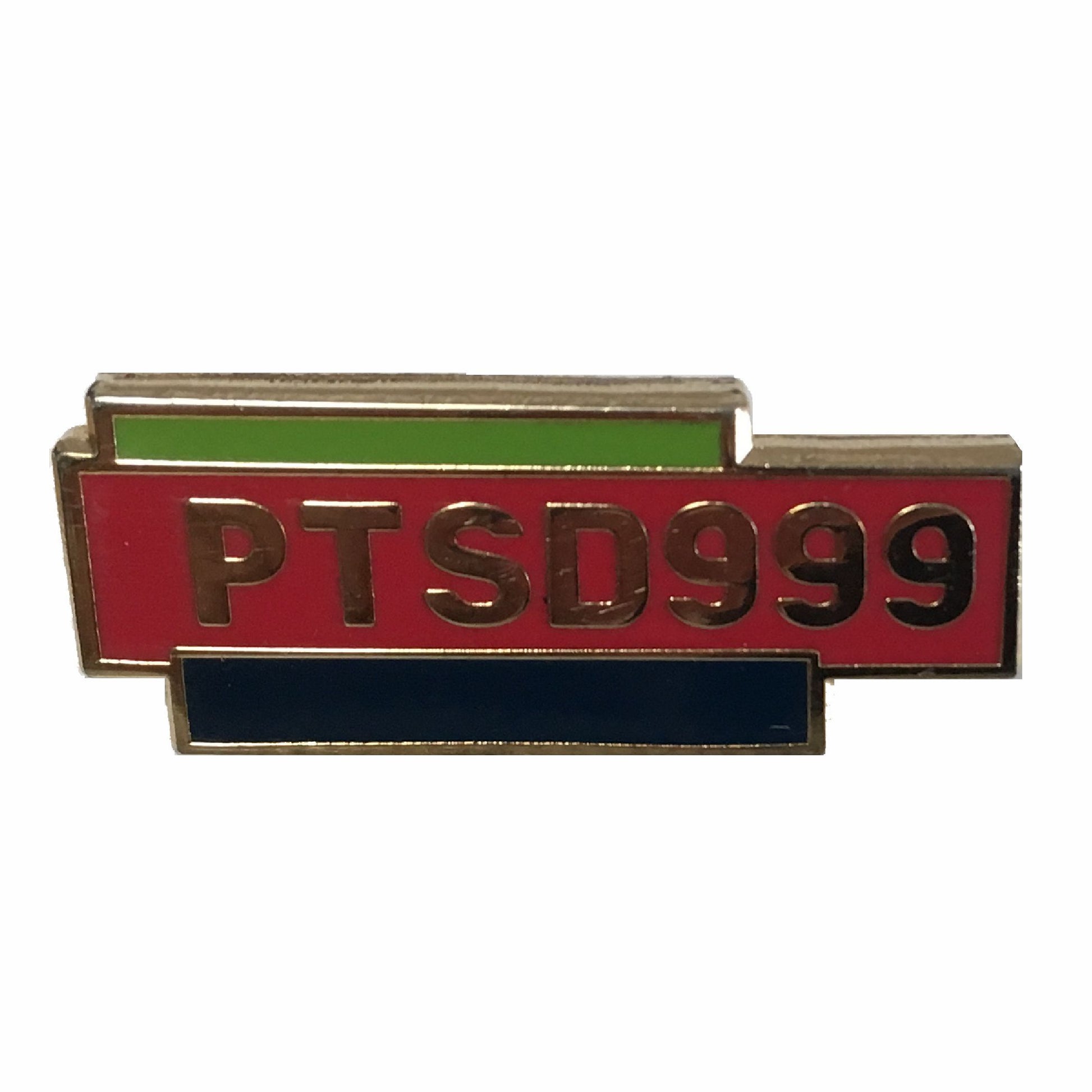 PTSD999 LOGO ENAMEL PIN BADGE